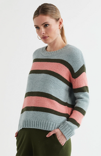Lofty Stripe Jumper - Caper