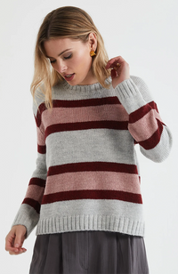 Lofty Stripe Jumper - Marl