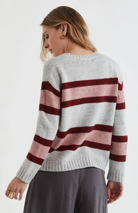 Lofty Stripe Jumper - Marl