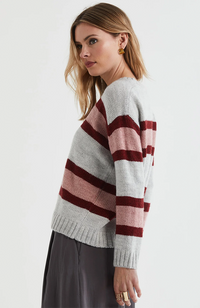 Lofty Stripe Jumper - Marl