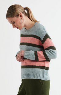 Lofty Stripe Jumper - Caper