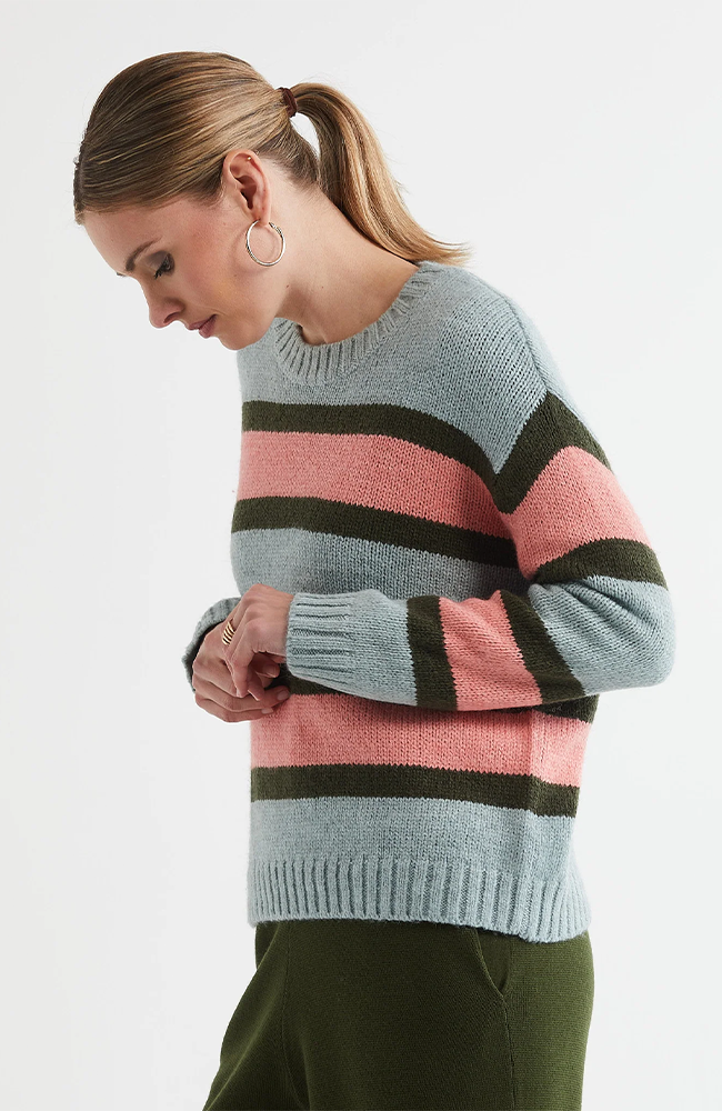 Lofty Stripe Jumper - Caper