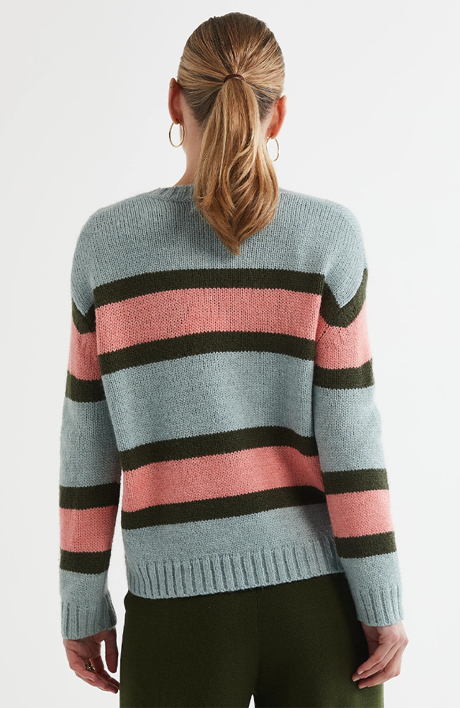 Lofty Stripe Jumper - Caper