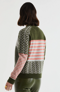 Textured Cardi - Olive