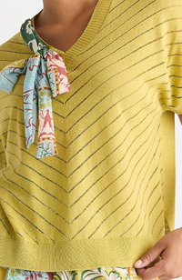 Scarf Detail Top - Acacia