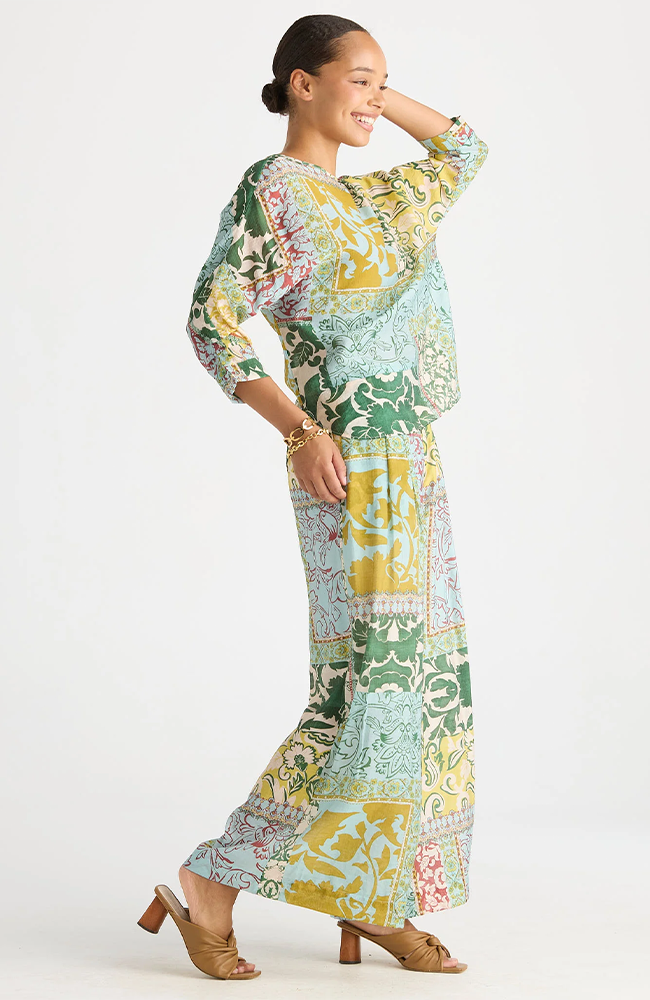 Relaxed Print Top - Mosaic