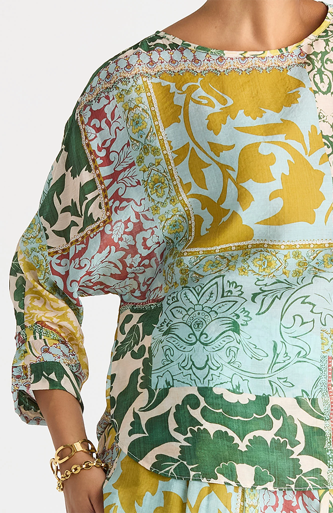 Relaxed Print Top - Mosaic