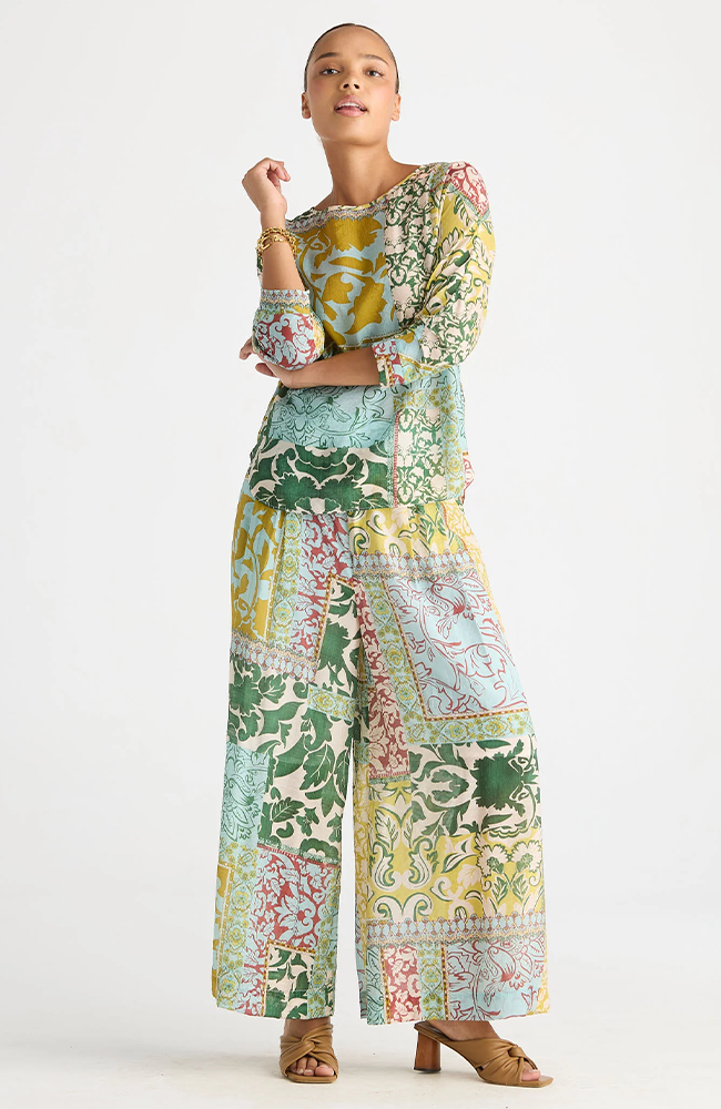 Relaxed Print Top - Mosaic