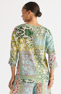 Relaxed Print Top - Mosaic