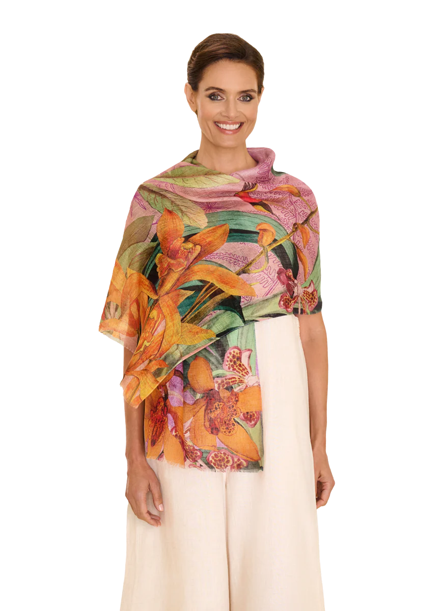 Botany Bliss Scarf - Lavender