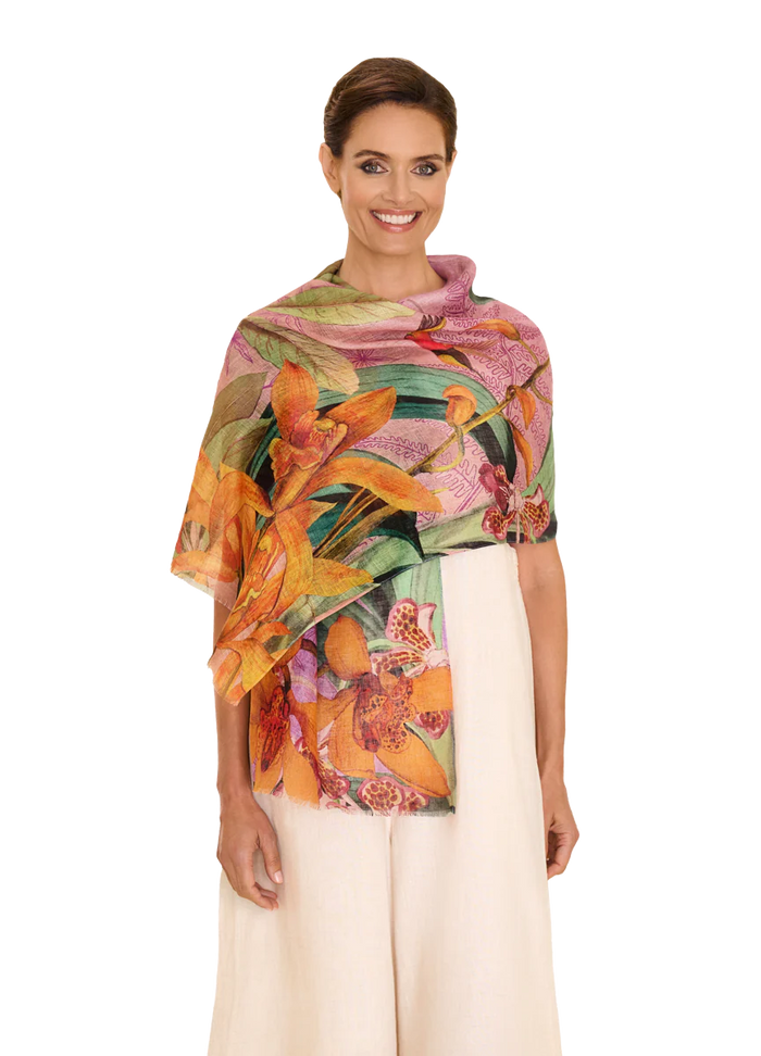 Botany Bliss Scarf - Lavender