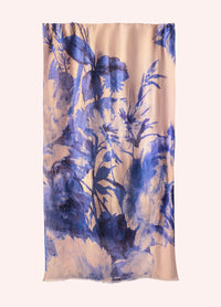 China Blooms Scarf - Blue