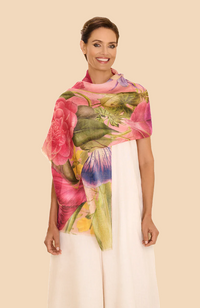 Floral Study Printed Scarf - Petal