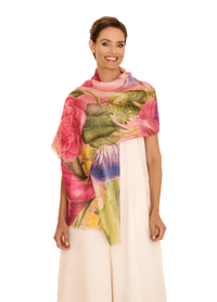 Floral Study Printed Scarf - Petal
