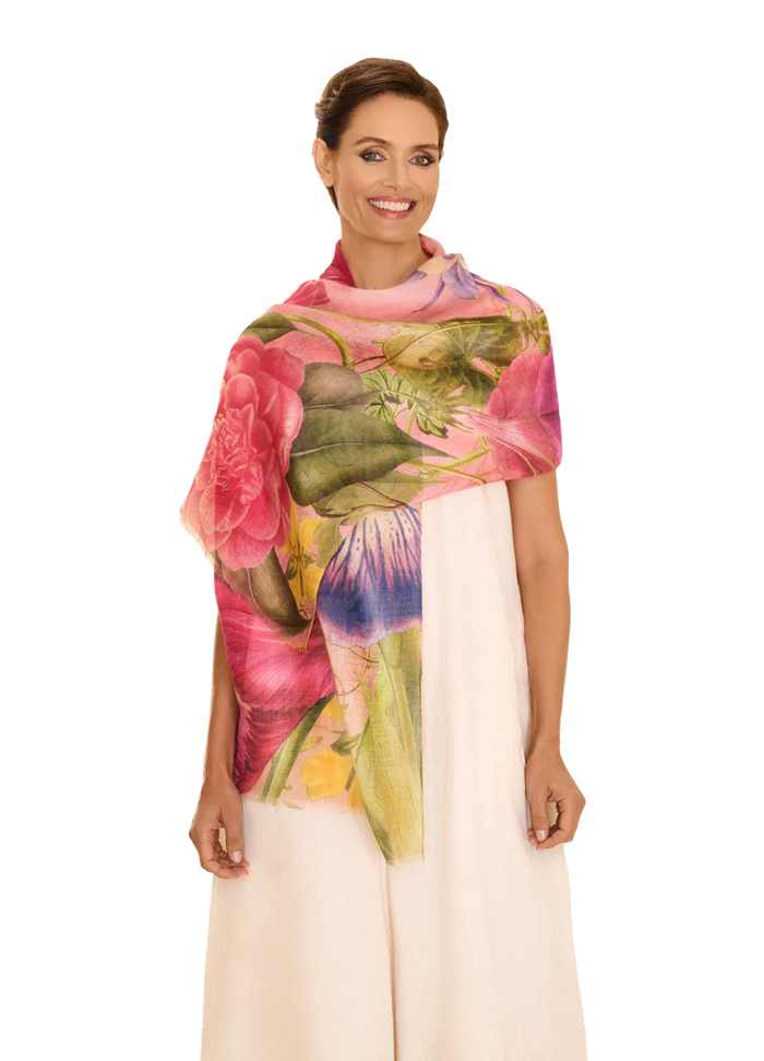 Floral Study Printed Scarf - Petal