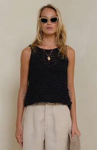 Nirvana Knot Tank - Black