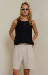 Nirvana Knot Tank - Black