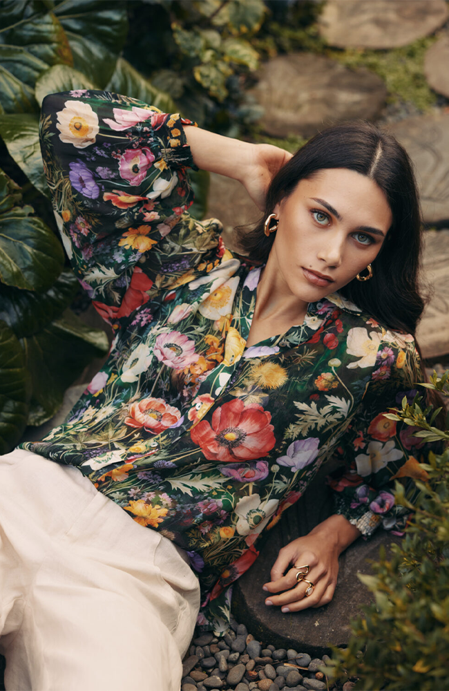 Looking Glass Shirt - Ivy Multi