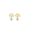 Sienna Gold Pearl Earring