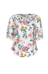 Bejewelled Blouse - White