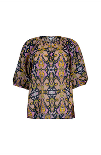 Mira Blouse - Indigo