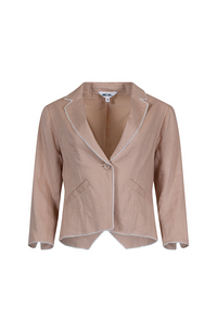 Viva Linen Jacket - Sand