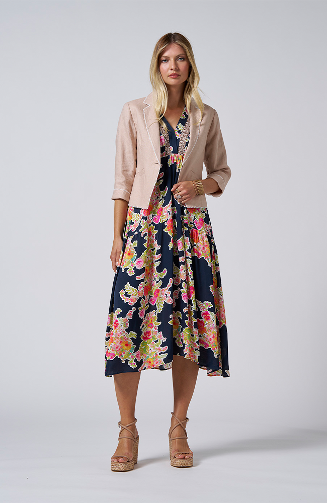 Viva Linen Jacket - Sand