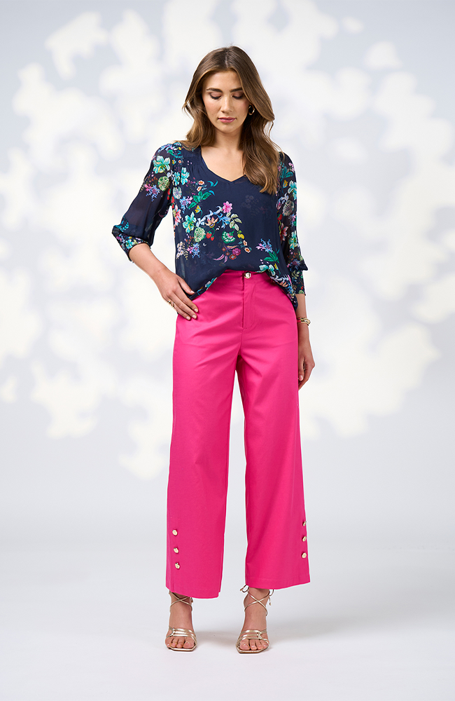 La Boheme Top - Indigo Multi