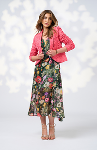 Looking Glass Midi Dress - Ivy Multi