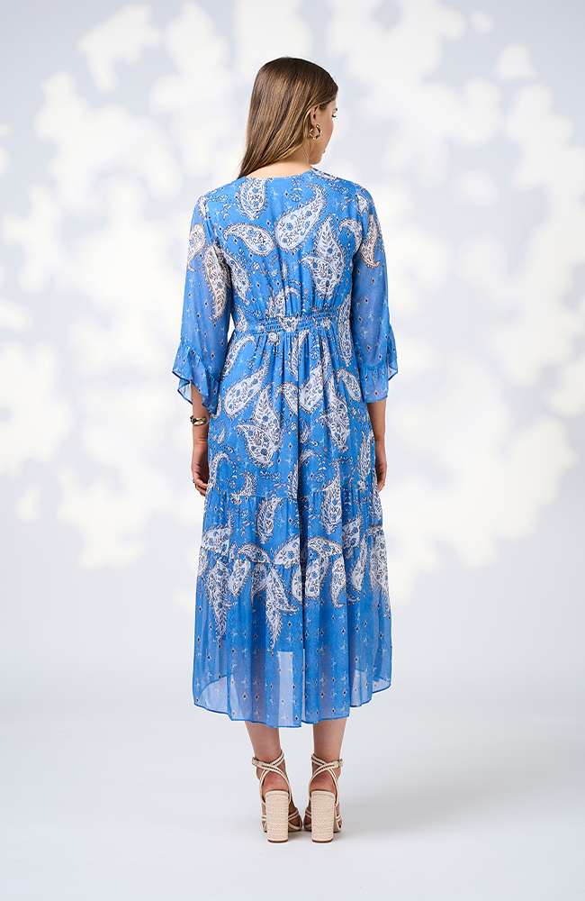 Sibella Midi Dress - Chambray Multi