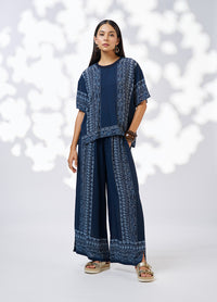 Asher Top - Indigo Multi