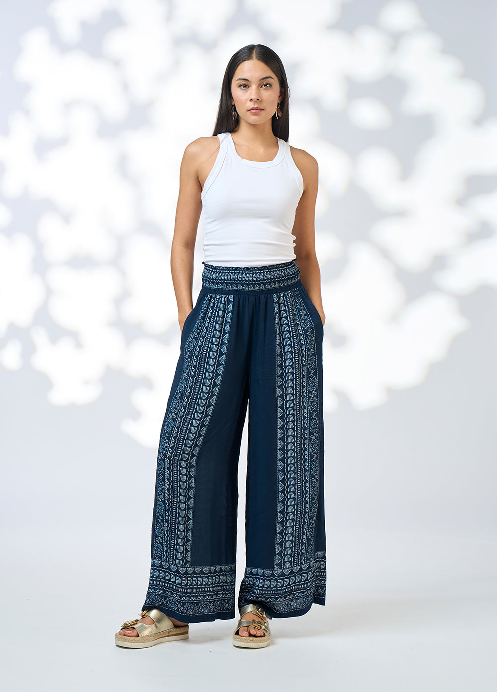 Asher Pant - Indigo Multi