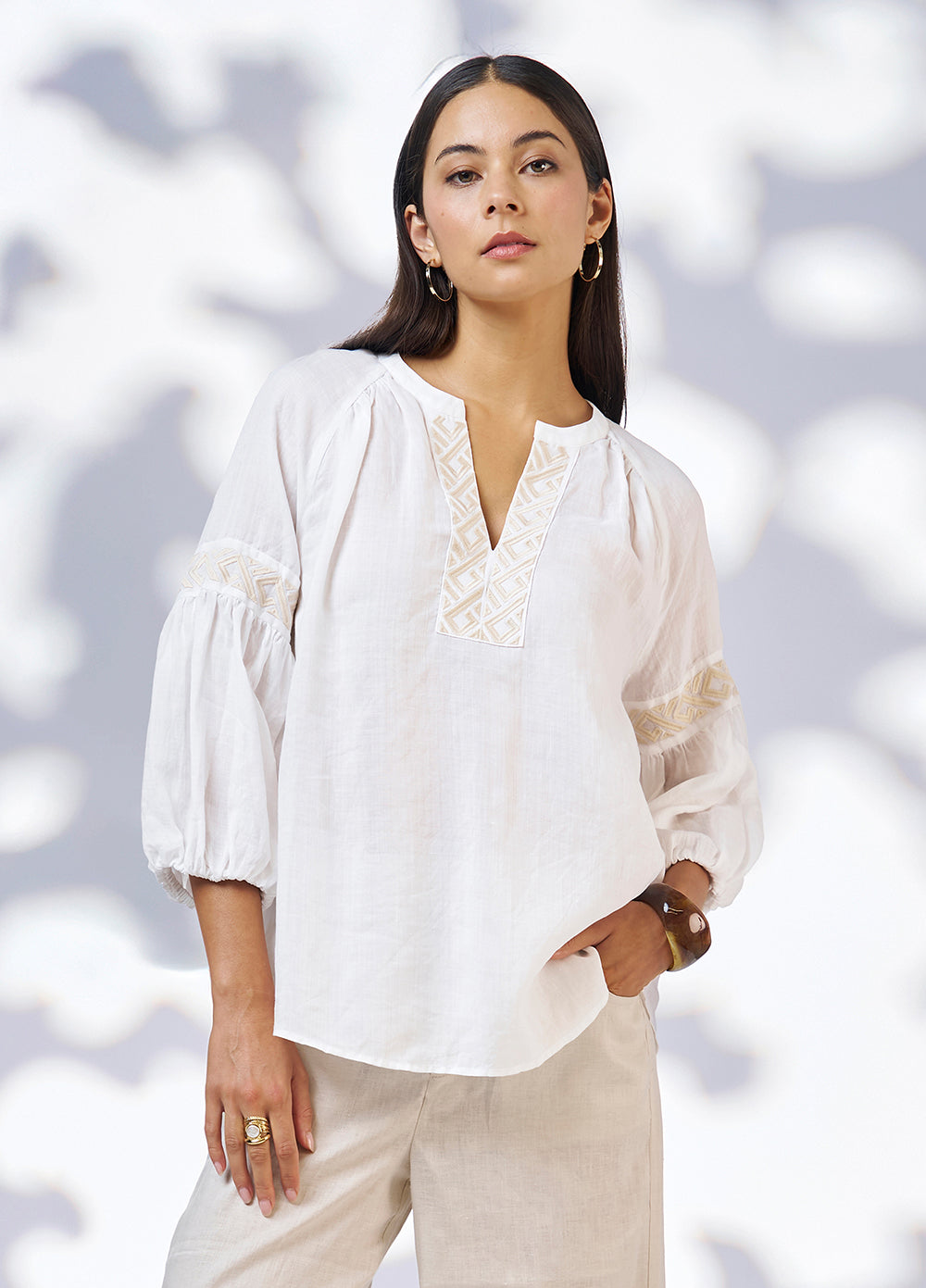 Maya Top - White
