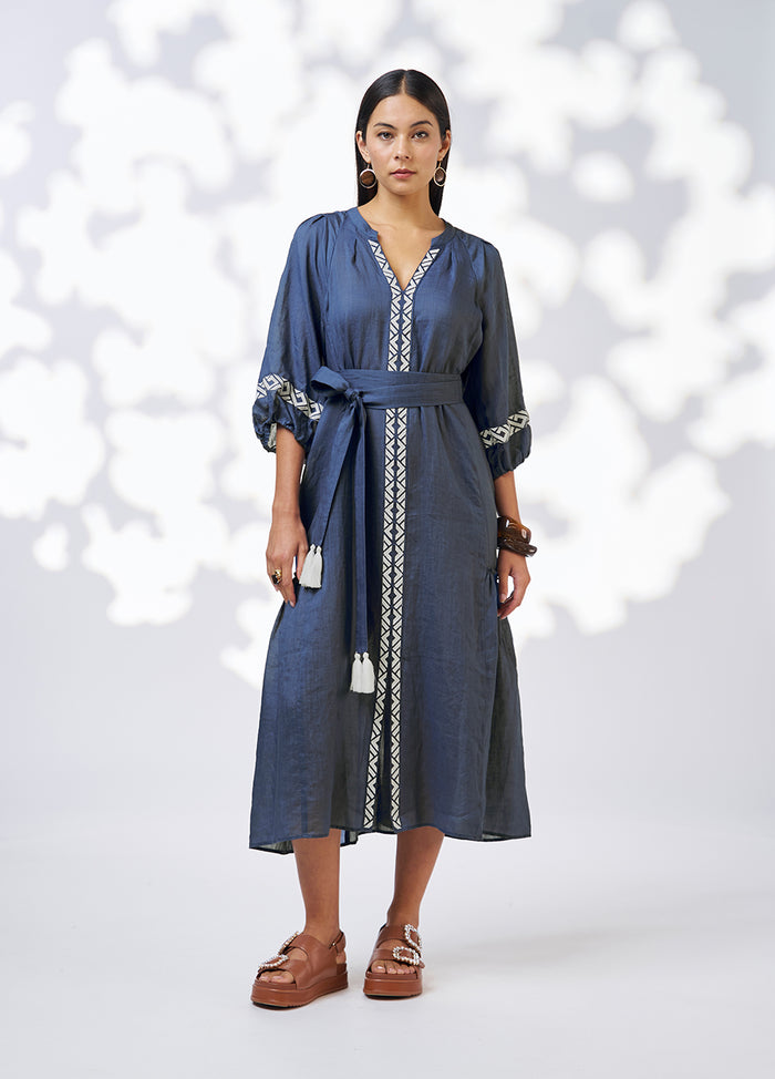 Maya Midi Dress - Denim