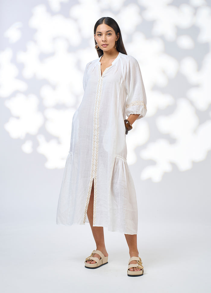 Maya Midi Dress - White