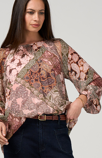 Byzantium Top - Blush Multi