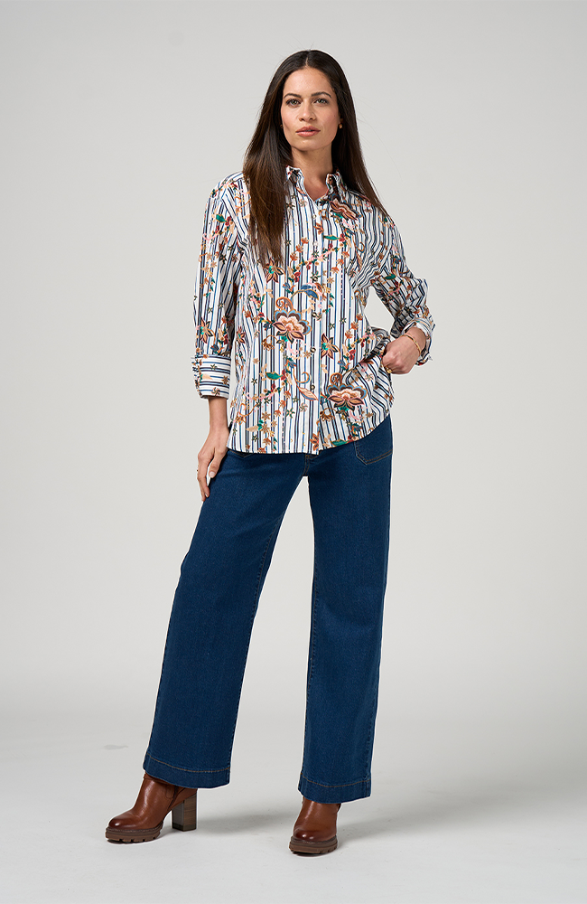 Louis Shirt - White Multi