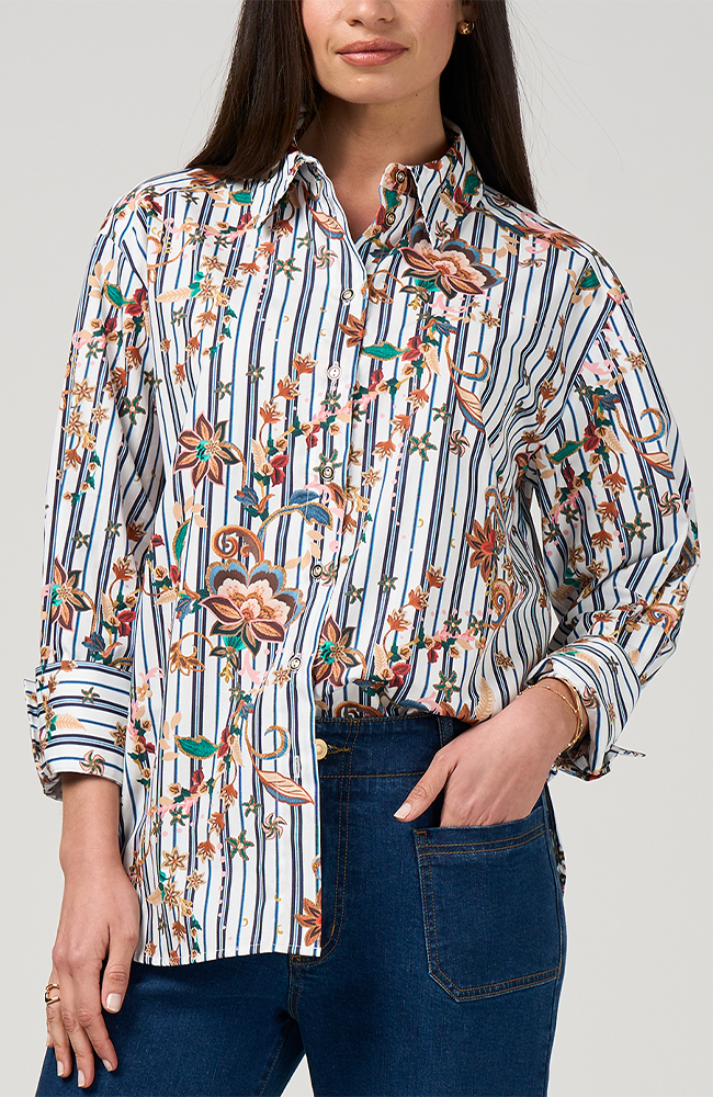 Louis Shirt - White Multi