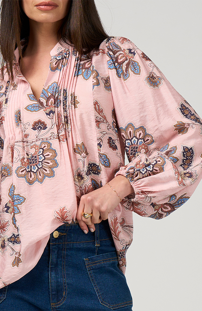 Versailles Blouse - Blush