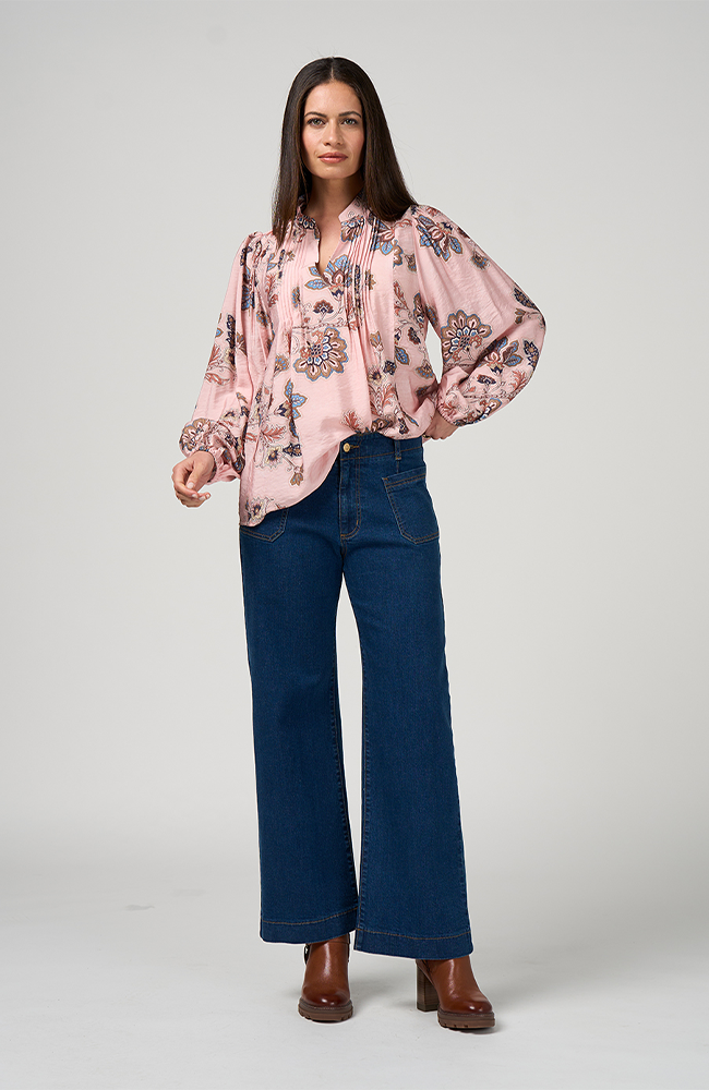 Versailles Blouse - Blush