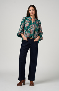 Versailles Blouse - Evergreen