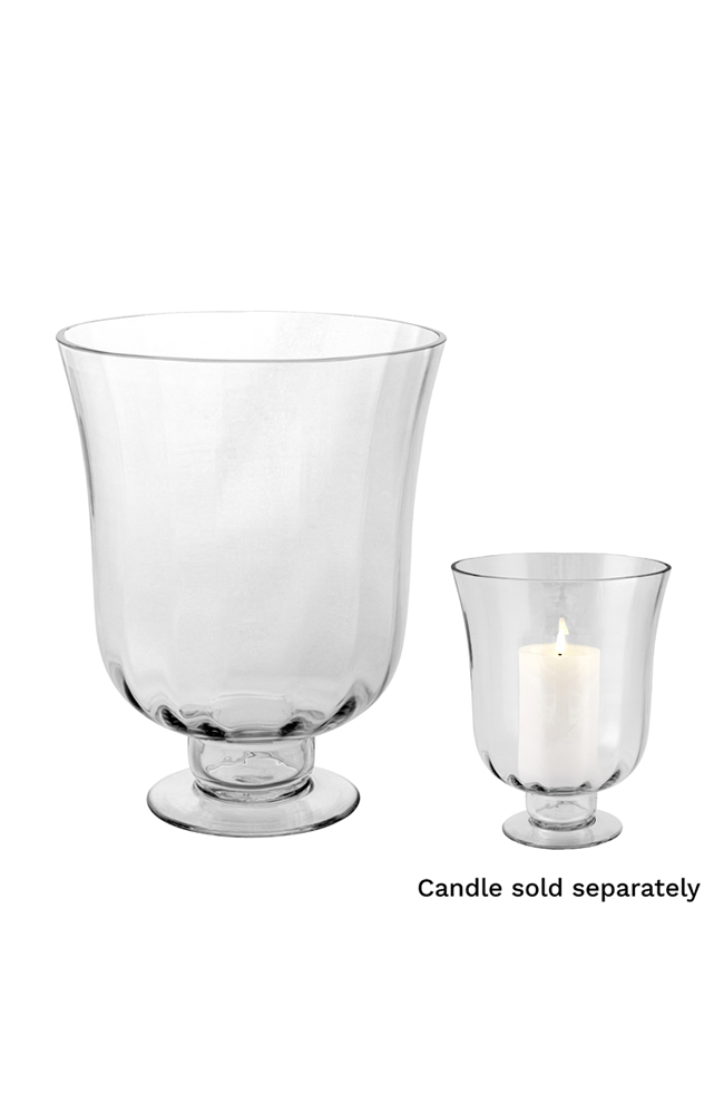 Saville Glass Pedistal Urn - Large