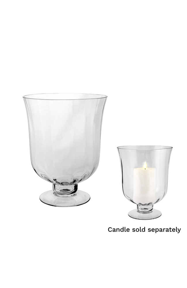 Saville Glass Pedistal Urn - Small
