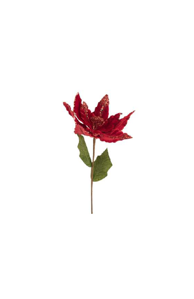 Poinsettia Stem Red Velvet