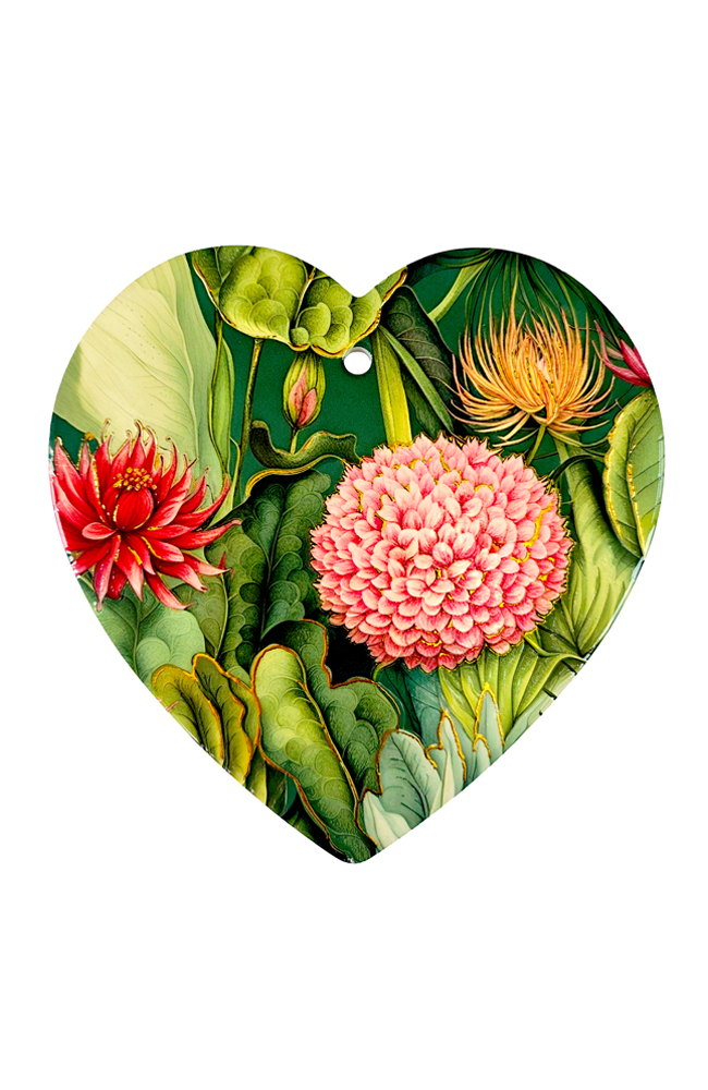 Petula Heart With Crysanthenum