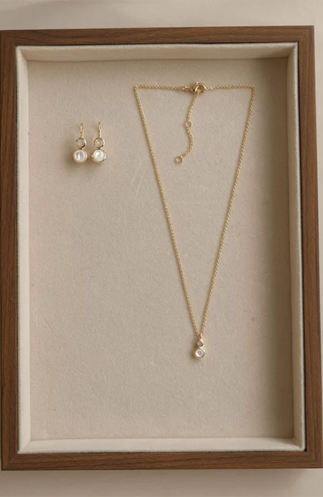Posy Necklace - Mother of Pearl