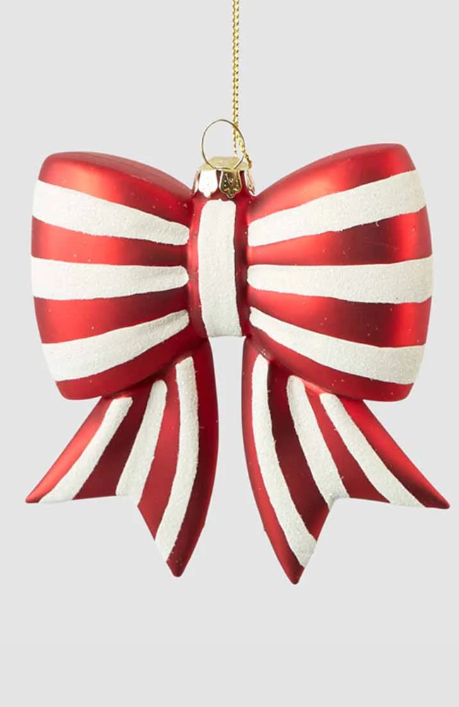 Striped Bow Glass