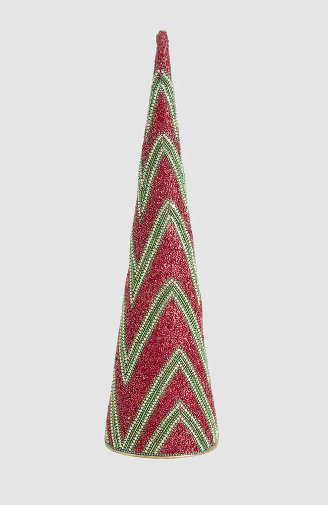 Redou Cone Tree Large - Red & Green