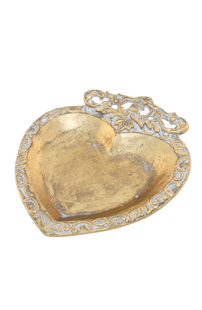 Somme Heart Tray - Gold