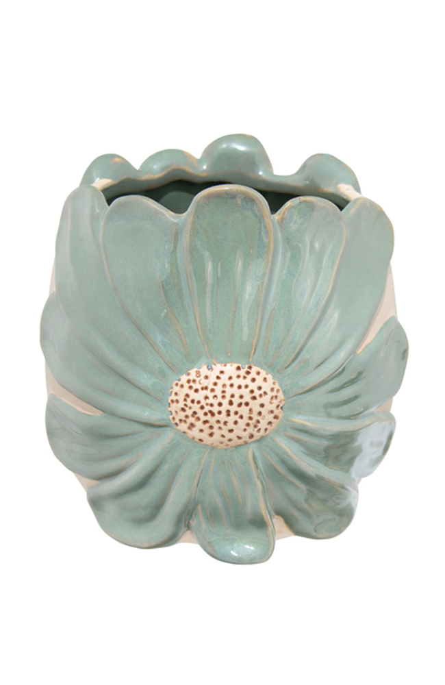 Sadie Flower Vase Sml - Sage
